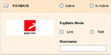 Payment for invoices through PAYMATE
