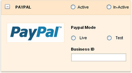 Payment for invoices through paypal