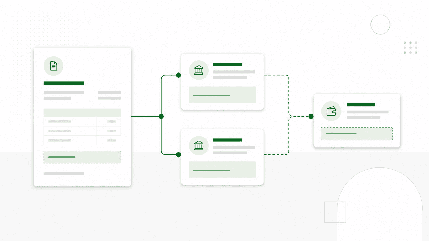Two payment records matched to one invoice while an open balance remains visible