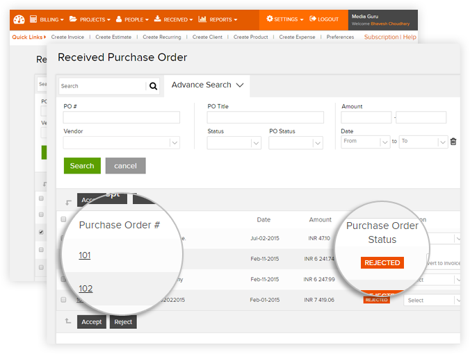 purchase order management