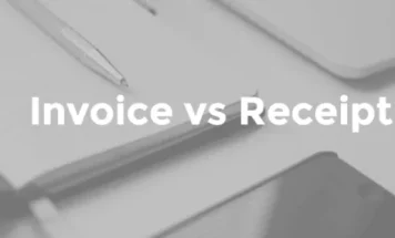 Difference between Invoice and Receipt