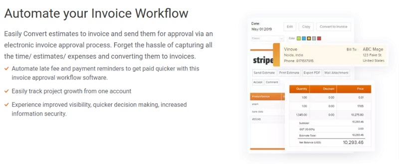 Invoice workflow