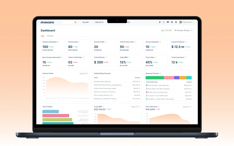 Invoicera Dashboard