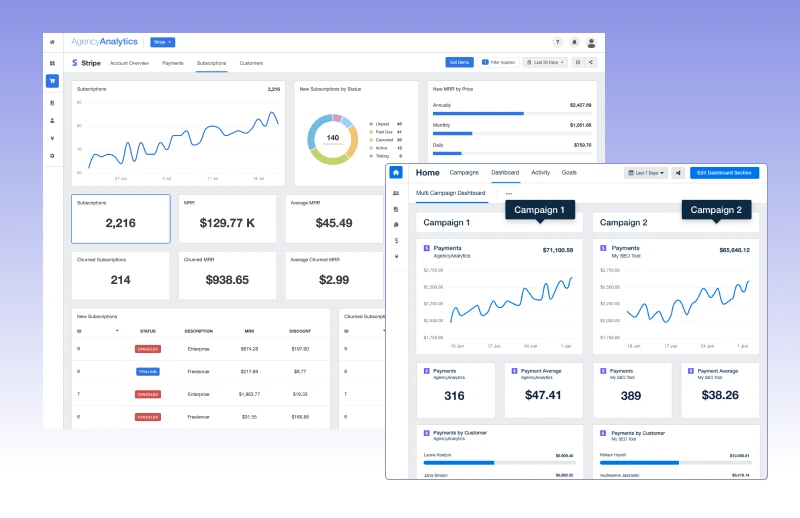 Stripe dashboard