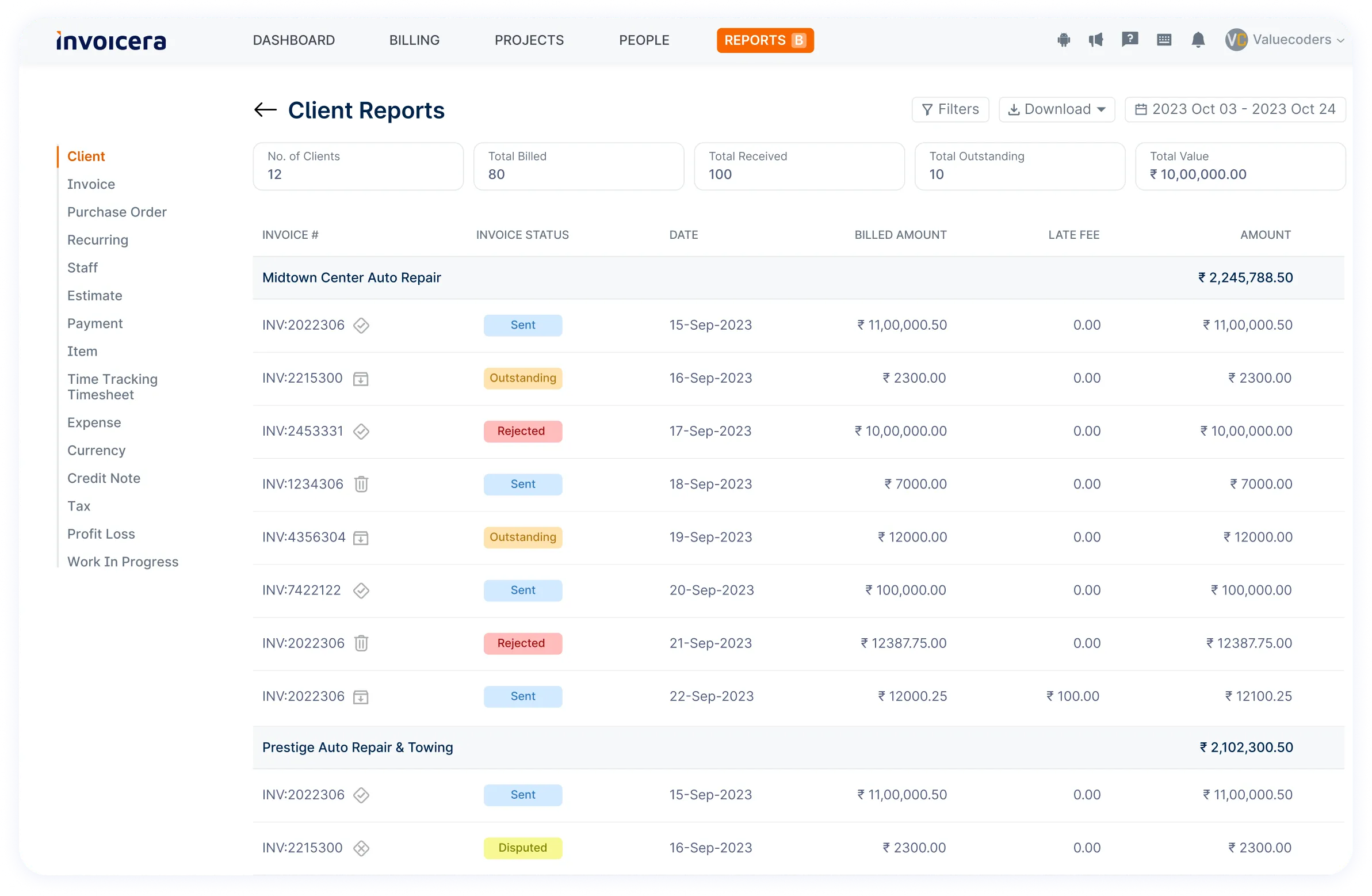 Client Reports