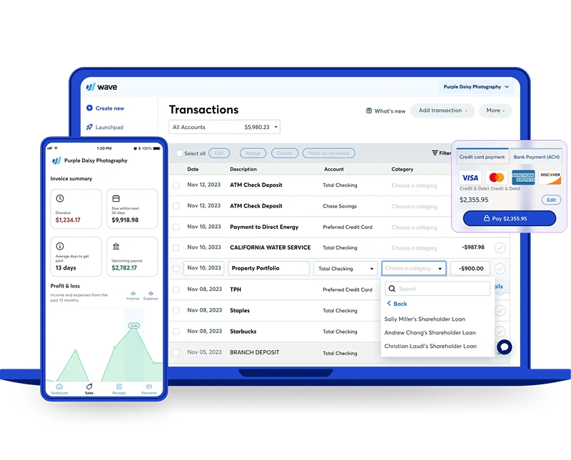 Wave dashboard