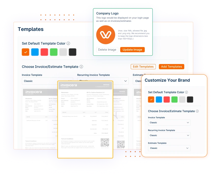 Custom Invoice Templates -invoicera