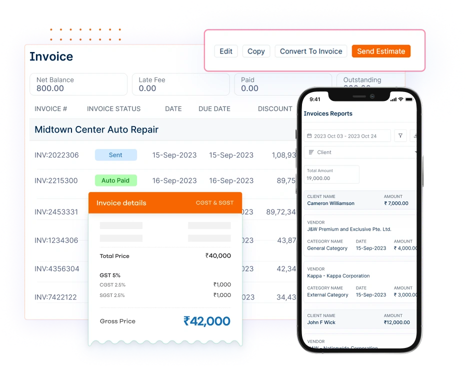Mobile app- invoicera
