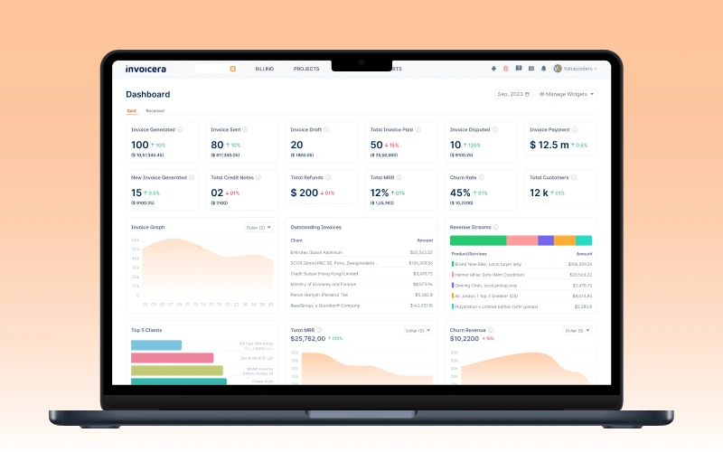 Invoicera Dashboard