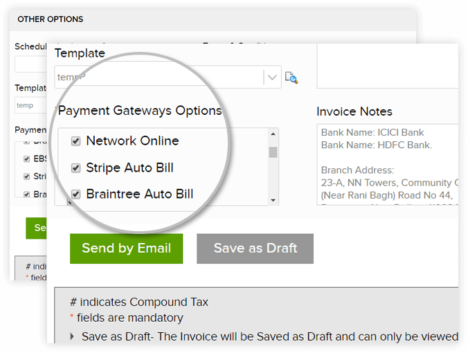 online invoice