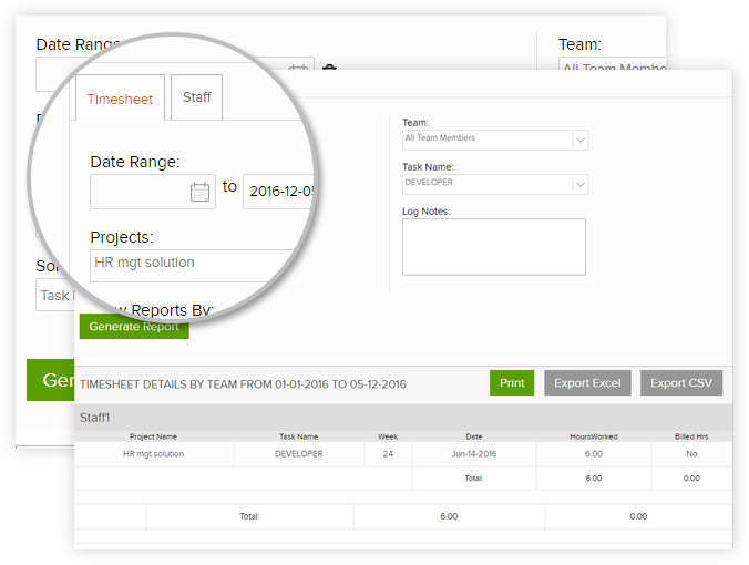 free time sheet program