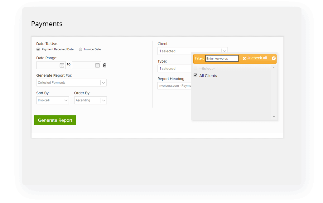 accept payments online