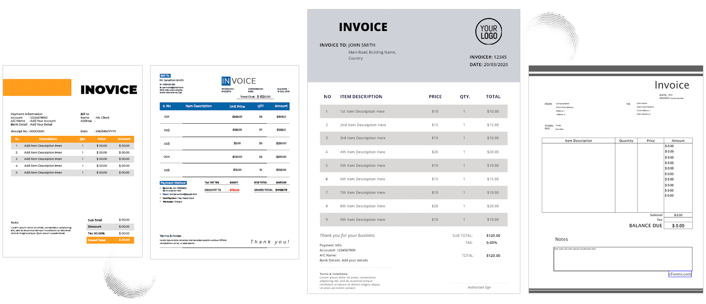 Credit note Invoice Software