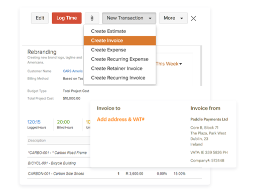 government vendors invoicing solution