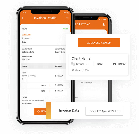 iPhone invoice apps with Time tracking