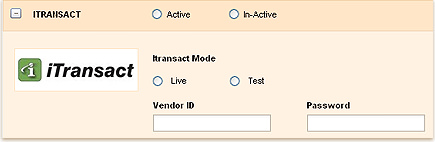 Payment for invoices through iTRANSACT