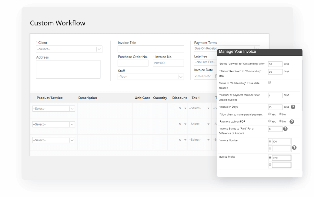 Invoice Approval workflow