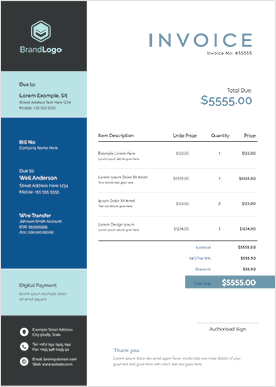 invoice template free download