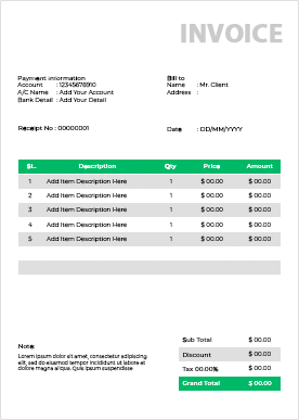 Generate Custom Invoices