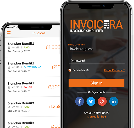 mobile invoice