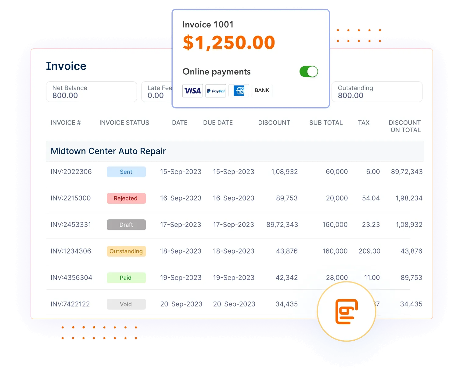 Invoice track