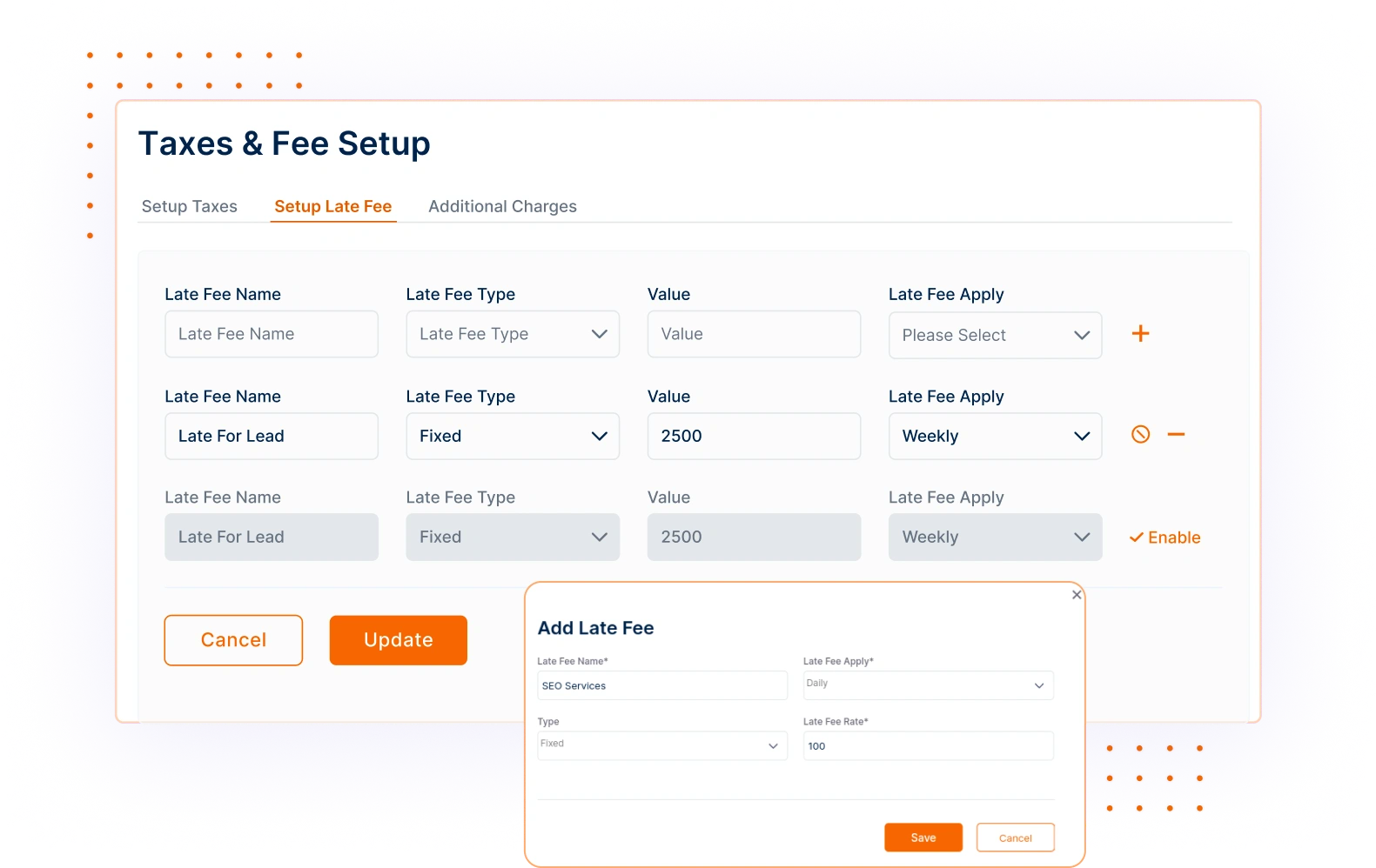 Late Payment Fees Automation