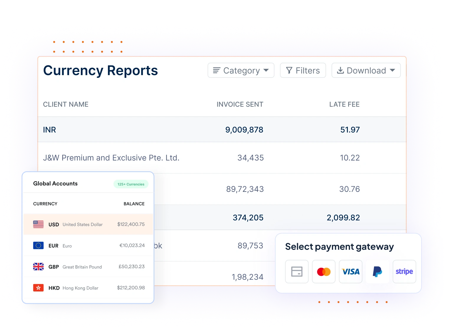 multi-currency support