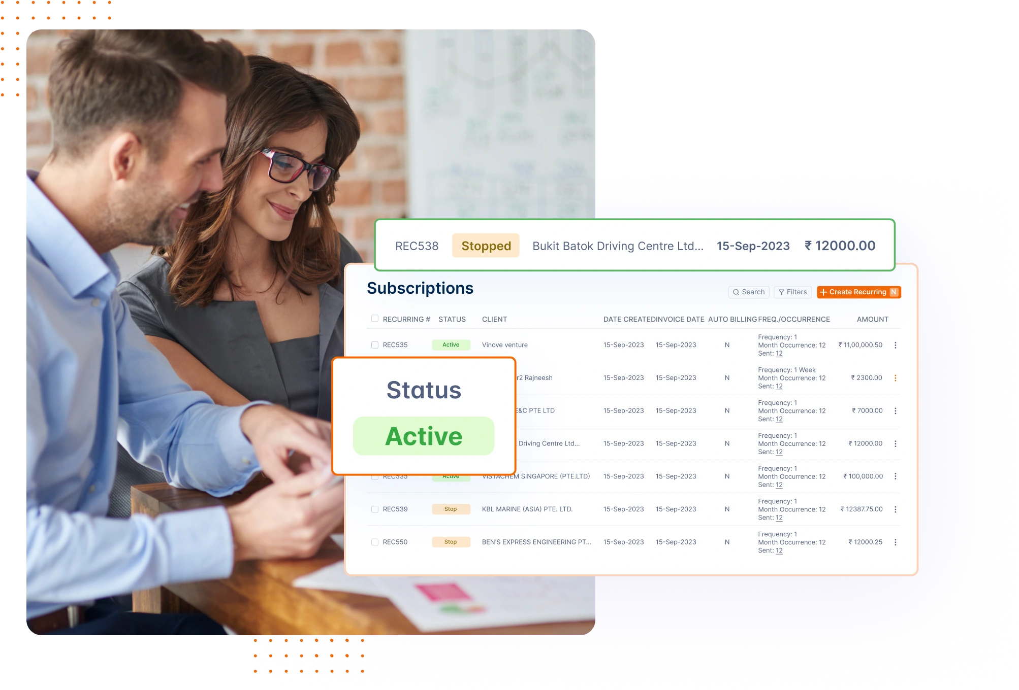subscription billing process