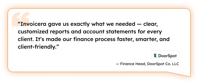 DoorSpot Client Testimonial for Invoicera